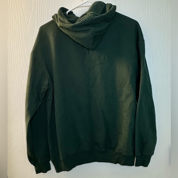 MTV darker green long sleeve pullover hoodie women’s medium - Picture 5 of 5